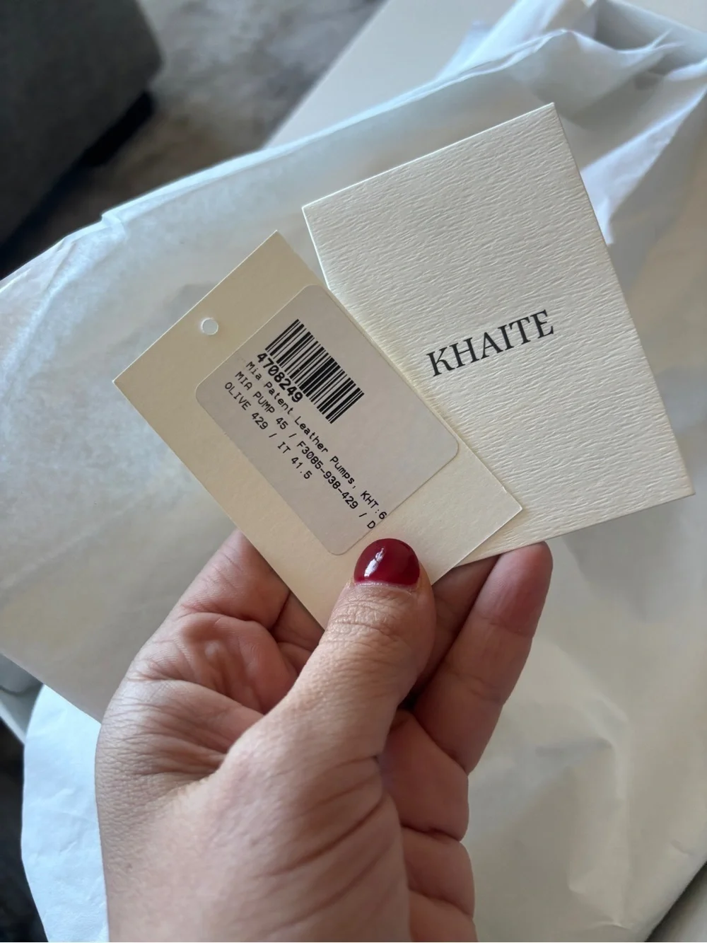 KHAITE olive patent